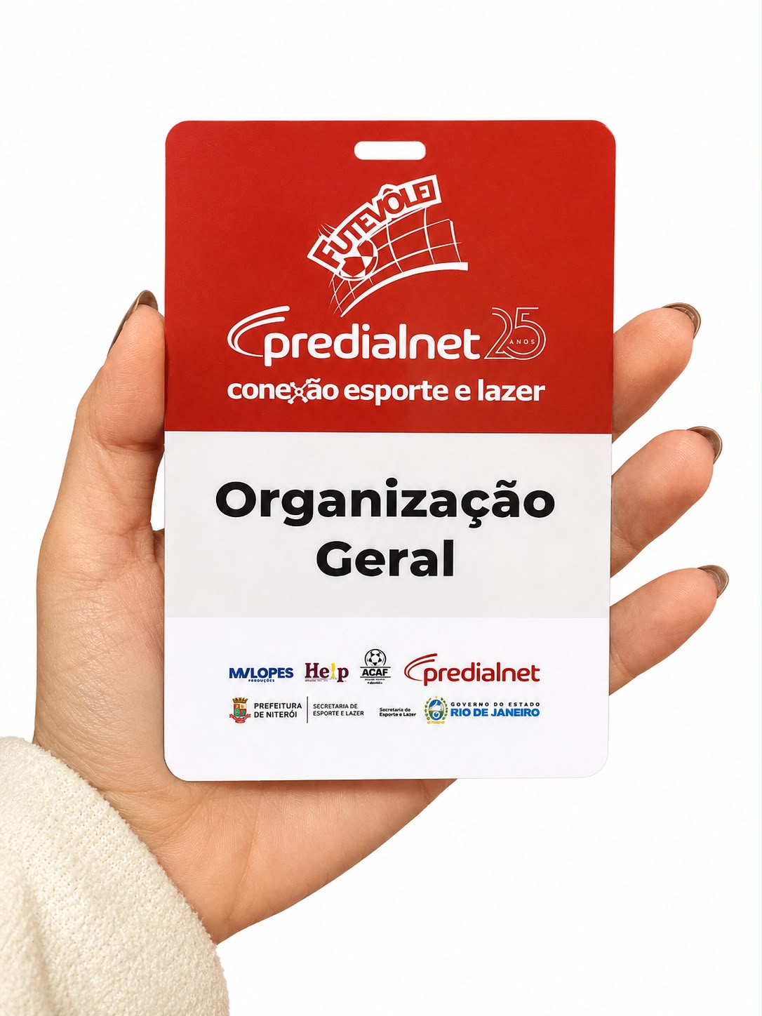 Credenciais para eventos