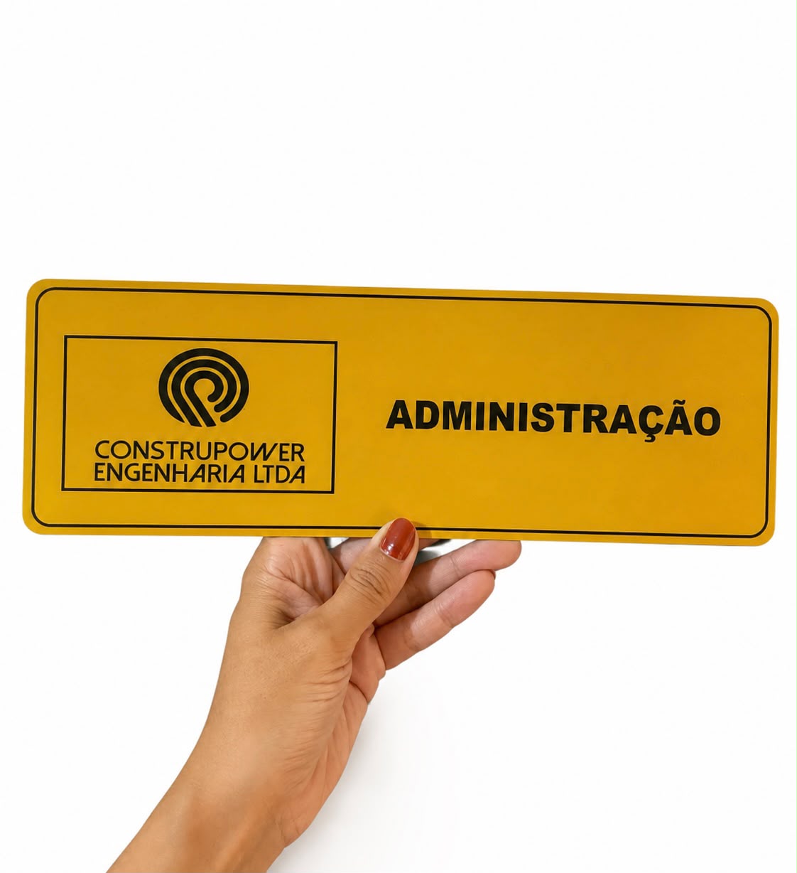 Placas e cartões personalizados